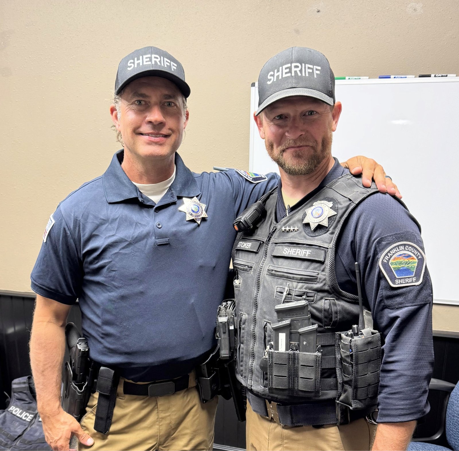 Deputy Sheriff Nate and Sheriff Stoker