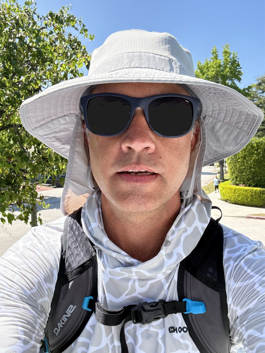 Nate, intrepidly walking